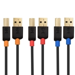 Cable Matters 3-Pack USB 2.0 to USB-B Printer Cable