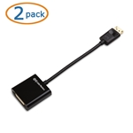 Cable Matters 2-Pack DisplayPort to DVI Adapter