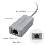 Cable Matters USB C to Gigabit Ethernet Adapter (Works With Chromebook Certified).