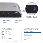 Cable Matters Dual Monitor USB-C Dock with Dual 4K HDMI and 80W Laptop Charging