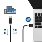 Cable Matters 3-Pack Slim Series USB-C to USB Cable