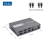 Cable Matters 4x2 4K 60Hz HDMI Matrix Switch