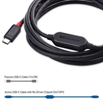 Cable Matters Full Feature Active USB-C Cable with 10 Gbps Data, 4K Video and 60W Charging Support 
