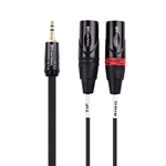 Cable Matters 3.5mm (1/8 Inch) TRS to 2 XLR Cable, Male to Male Aux to Dual XLR Breakout Cable