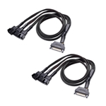 Cable Matters 2-Pack 3-Fan Splitter Cable with SATA Power - 16 Inches