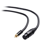 Cable Matters Unbalanced XLR to RCA Cable/Female XLR to Male RCA Audio Cable