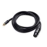 Cable Matters Unbalanced XLR to RCA Cable/Female XLR to Male RCA Audio Cable