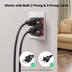 Cable Matters 3-Pack Grounded Outlet with Switch