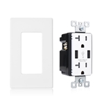 Cable Matters 2-Pack Tamper Resistant 20A Duplex Outlet