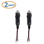 Cable Matters 2-Pack 12V Replacement Cigarette Light Plug Cord