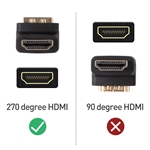 Cable Matters 270 Degree Right Angle HDMI Adapter