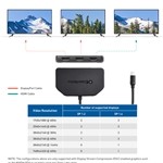 Cable Matters Triple 4K Mini DisplayPort MST Hub with Dual DisplayPort and HDMI