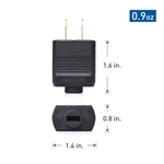 Cable Matters (3-Pack) NEMA 1-15P plugs