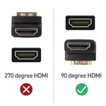 Cable Matters 90 Degree Right Angle HDMI Adapter