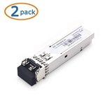 Cable Matters 2-Pack 1000BASE-SX SFP to LC Fiber Transceiver Modular