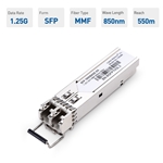 Cable Matters 2-Pack 1000BASE-SX SFP to LC Fiber Transceiver Modular