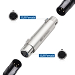 Cable Matters 2-Pack XLR to XLR Gender Changer Adapter