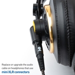 Cable Matters Braided Mini XLR to 3.5mm Cable with 3.5mm to 1/4 Inch Adapter