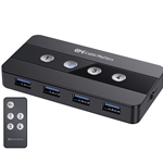 Cable Matters 4-Port USB 3.0 Switch with Remote Control