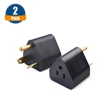 Cable Matters 2-Pack 30 Amp Male to 15 Amp Female RV Adapter(NEMA TT-30P to 5-15R)