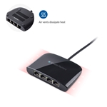 Cable Matters USB 3.1 to 4-port Gigabit Ethernet Adapter