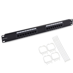 Cable Matters [UL Listed]16-Port Cat6 Unshielded Patch Panel