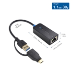 Cable Matters USB to 2.5G Ethernet Adapter