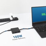 Cable Matters USB Type-C® Multiport Adapter with Dual DisplayPort™ & PD