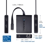 Cable Matters USB Type-C® Multiport Adapter with Dual DisplayPort™ & PD