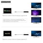 Cable Matters USB Type-C Multiport Adapter with Triple DisplayPort & PD