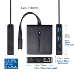 Cable Matters USB Type-C Multiport Adapter with Triple DisplayPort & PD