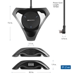 Cable Matters 2-Outlet 13A/125V Surge Protector with USB-A and Wireless Charging