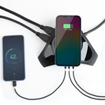 Cable Matters 2-Outlet 13A/125V Surge Protector with USB-A and Wireless Charging