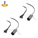 Cable Matters 2-Pack Salt Lamp Replacement Cord with Dimmer Switch