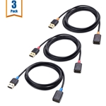 Cable Matters 3-Pack USB 2.0 Extension Cable