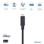 Cable Matters USB-IF Certified USB4™ (20Gbps) Cable with Power Delivery