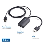 Cable Matters Uni-Directional HDMI to DisplayPort Adapter