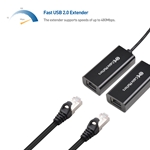 Cable Matters USB 2.0 Extender over Ethernet with Power Adapter