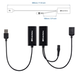 Cable Matters USB 2.0 Extender over Ethernet with Power Adapter