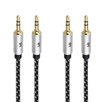 Cable Matters 2-Pack 3.5mm Stereo Audio Cable