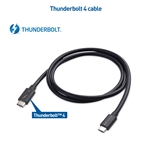 Cable Matters [Intel Certified] Thunderbolt 4 USB-C Cable Supporting 240W Charging