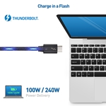 Cable Matters [Intel Certified] Thunderbolt 4 USB-C Cable Supporting 100W Charging
