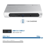 Cable Matters Hybrid 14-Port Thunderbolt 3 Dock/USB C Dock with Dual 4K 60Hz