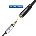 Cable Matters 2-Pack Female 1/8" TRS to Dual Male 1/4" TS Cable