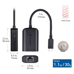 Cable Matters USB-C to Ethernet Adapter with Power Delivery