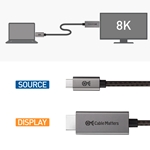 Cable Matters USB-C to 8K HDMI Cable