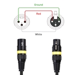 Cable Matters (2-Pack) 3 Pin DMX Lighting Cable