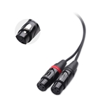 Cable Matters Dual Female XLR to Dual RCA Unbalanced Interconnect Cable