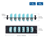 Cable Matters 6-Port Duplex LC to LC OM3/OM4 Fiber Patch Panel