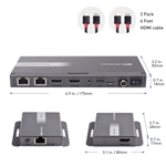 Cable Matters 1x2 2-Port 4K HDMI Extender Splitter